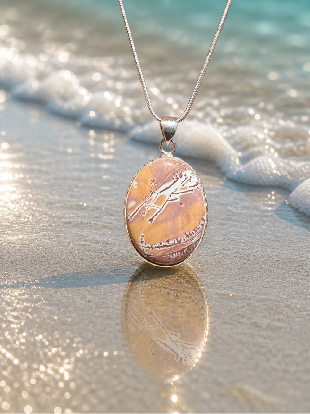 NEW! Sonora Dendritic Agate Necklace